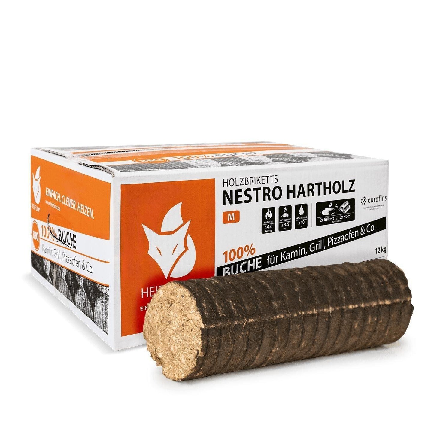 Nestro Hartholz M Karton 12kg x 81 972kg Palette - Brennholz-Scheiffele.de - Ihre Anlaufstelle für hochwertiges Brennholz!