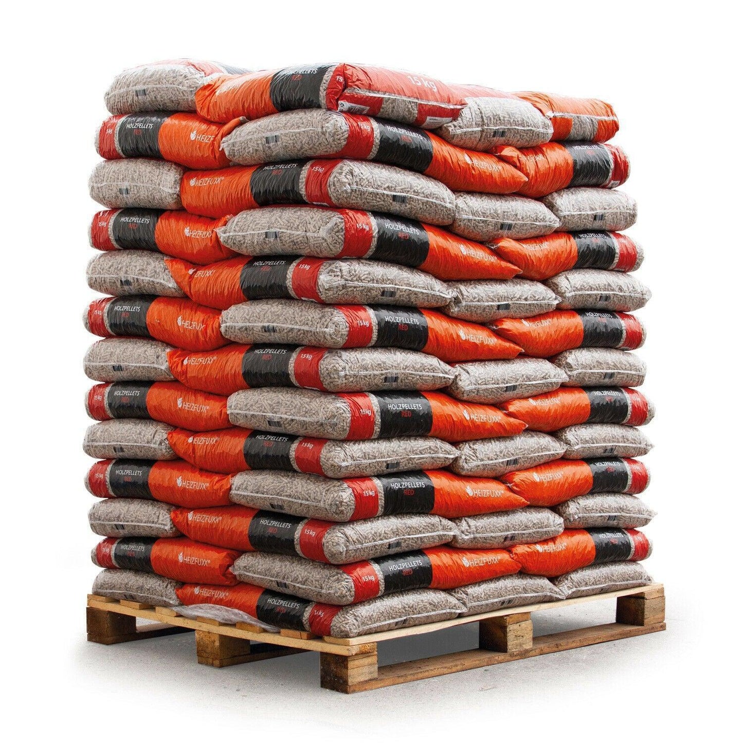 Paligo Heizfuxx Holzpellets Red 6mm 15kg x 65 Sack 975kg Palette - Brennholz-Scheiffele.de - Ihre Anlaufstelle für hochwertiges Brennholz!