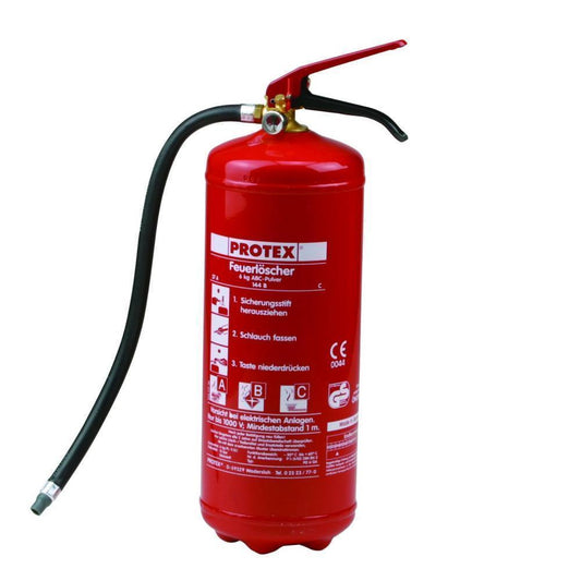 ABC Pulver Feuerlöscher 6kg nach DIN EN3 - Brennholz-Scheiffele.de - Ihre Anlaufstelle für hochwertiges Brennholz!