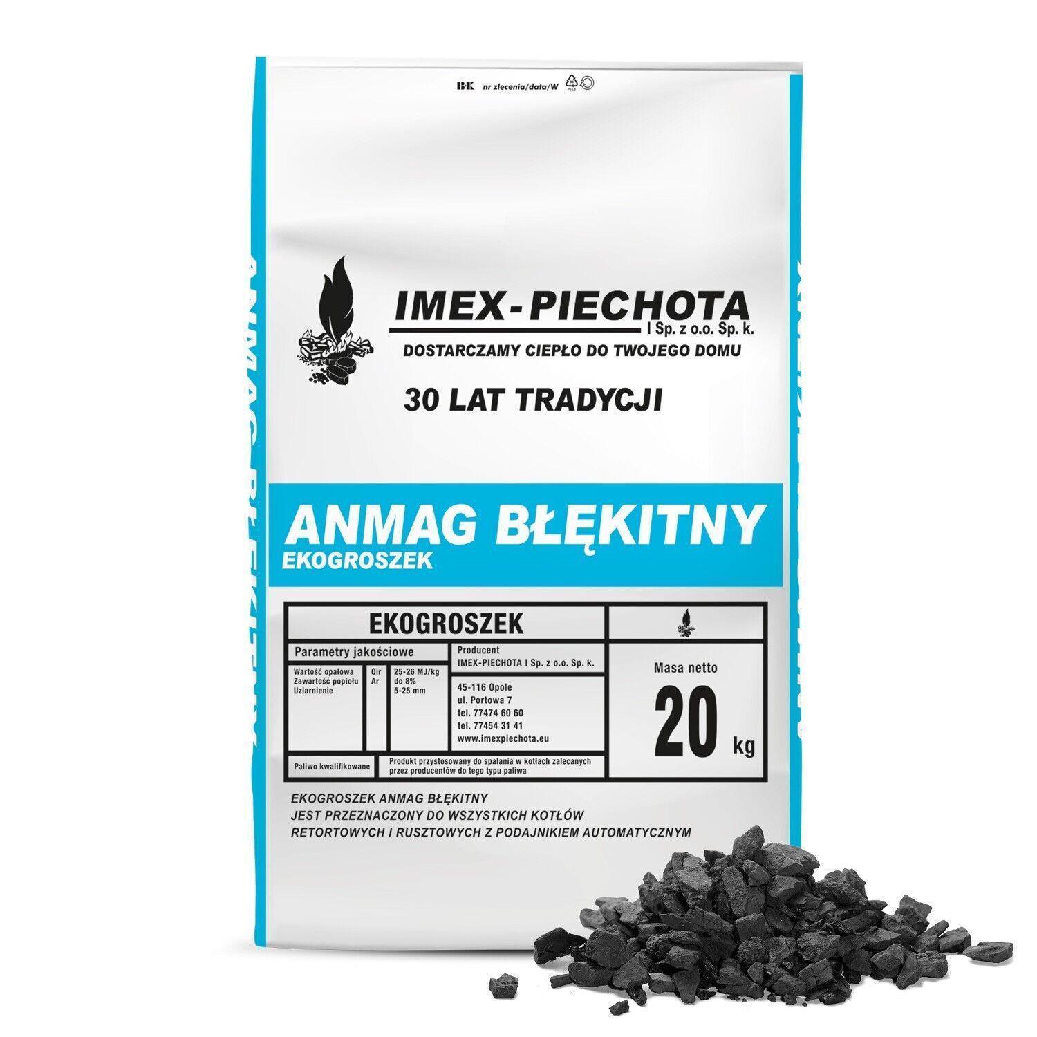 Anmag Steinkohle 5-25mm 20kg x 50 Sack 1000kg Palette - Brennstoffe-Neuber.shop
