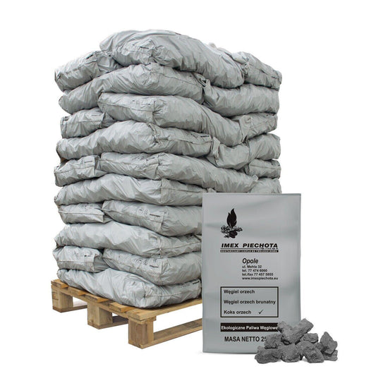 Paligo Anmag Kokskohle 20-40mm 25kg x 30 Sack 750kg Palette - Brennstoffe-Neuber.shop