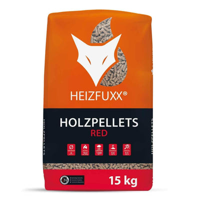 Paligo Heizfuxx Holzpellets Red 6mm 15kg x 65 Sack 975kg Palette - Brennholz-Scheiffele.de - Ihre Anlaufstelle für hochwertiges Brennholz!